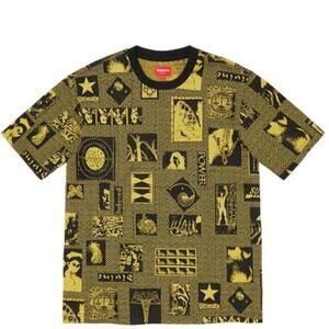 Supreme Heaven Jacquard Short Sleeve Sweater Size M